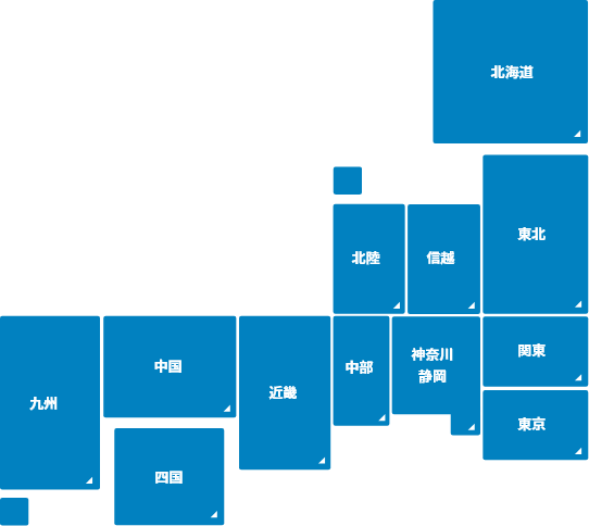 こちらの地図でエリアを選択、または左記リンクからエリアを選択してください。