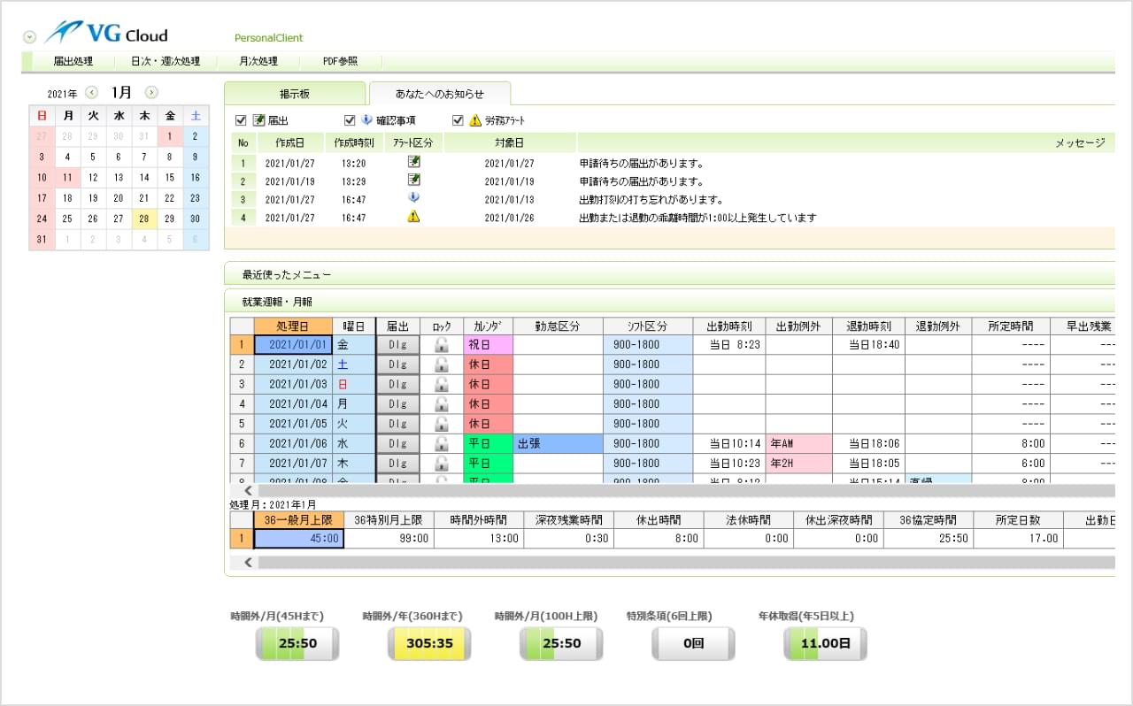 “やるべきこと” は すべてシステムが教えてくれる 使いやすいを考え抜いたTOP画面